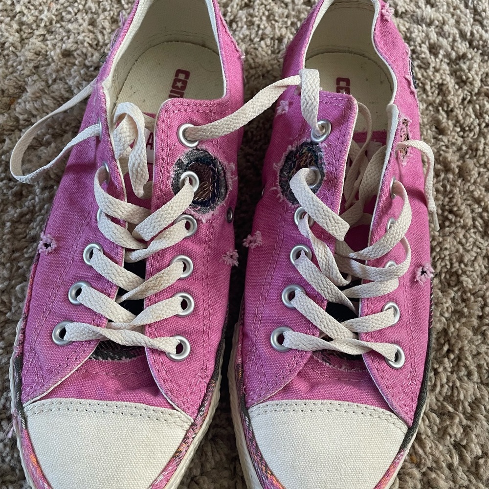 Converse All Star patchwork pink shoes